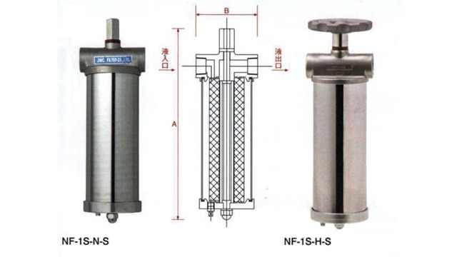 JNC單芯不銹鋼過(guò)濾器（NF-1S-N-S、NF-1S-H-S）