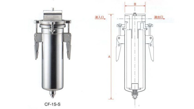 JNC單芯不銹鋼過濾器CF-1S-S